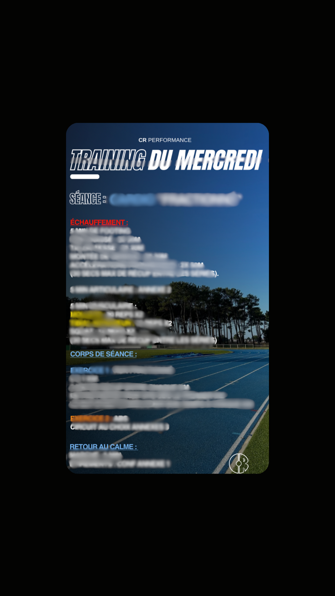 Programme Street Workout
