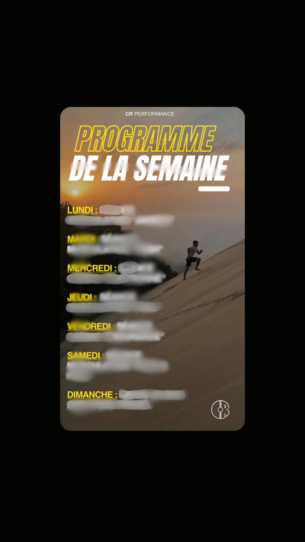 Programme Street Workout