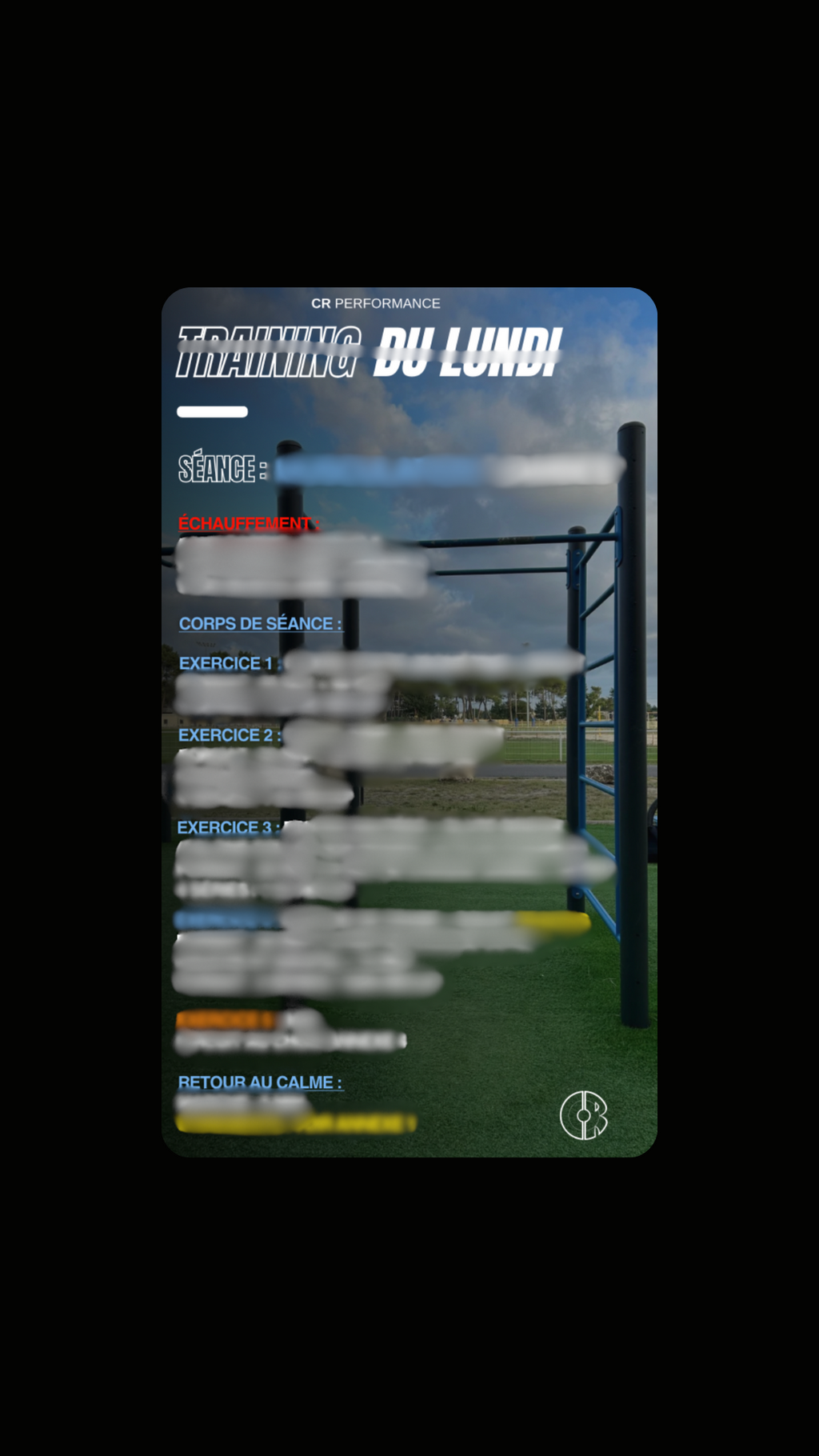 Programme Street Workout